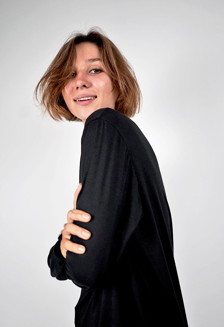 Demi Black Long Sleeves Blouse
