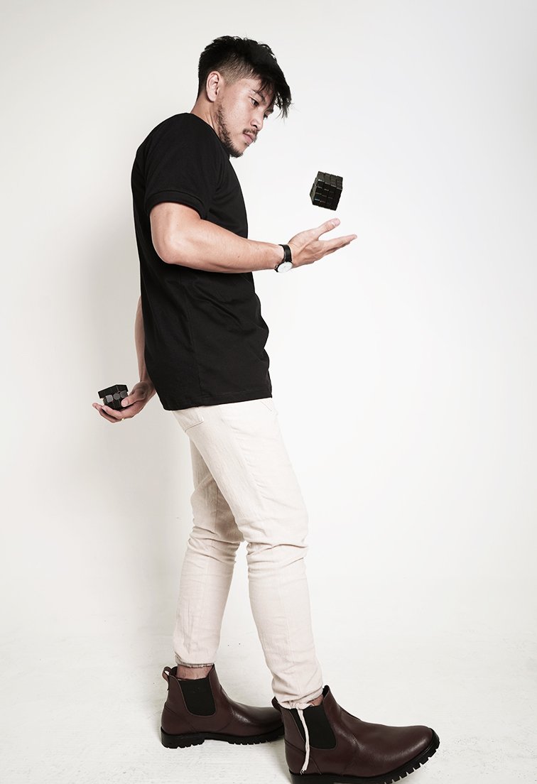 Alvaro Black Mandarin Polo Shirt - Men Sports Collection