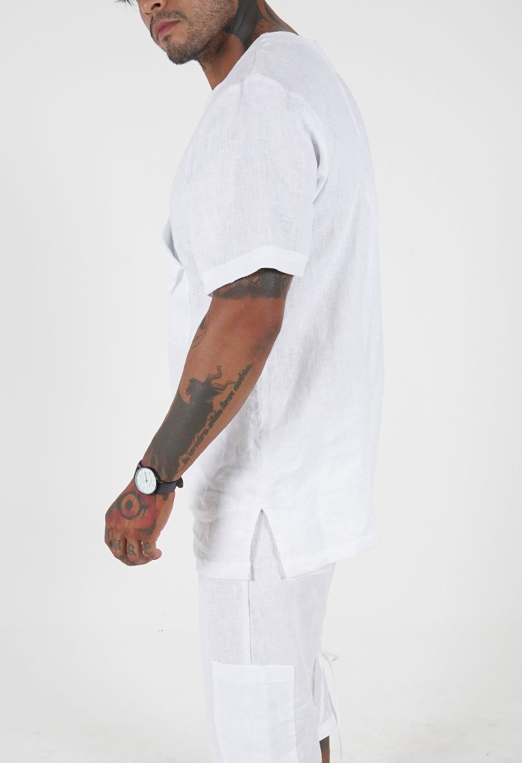 Onessimus White Short Sleeve - DANIEL PHILIP