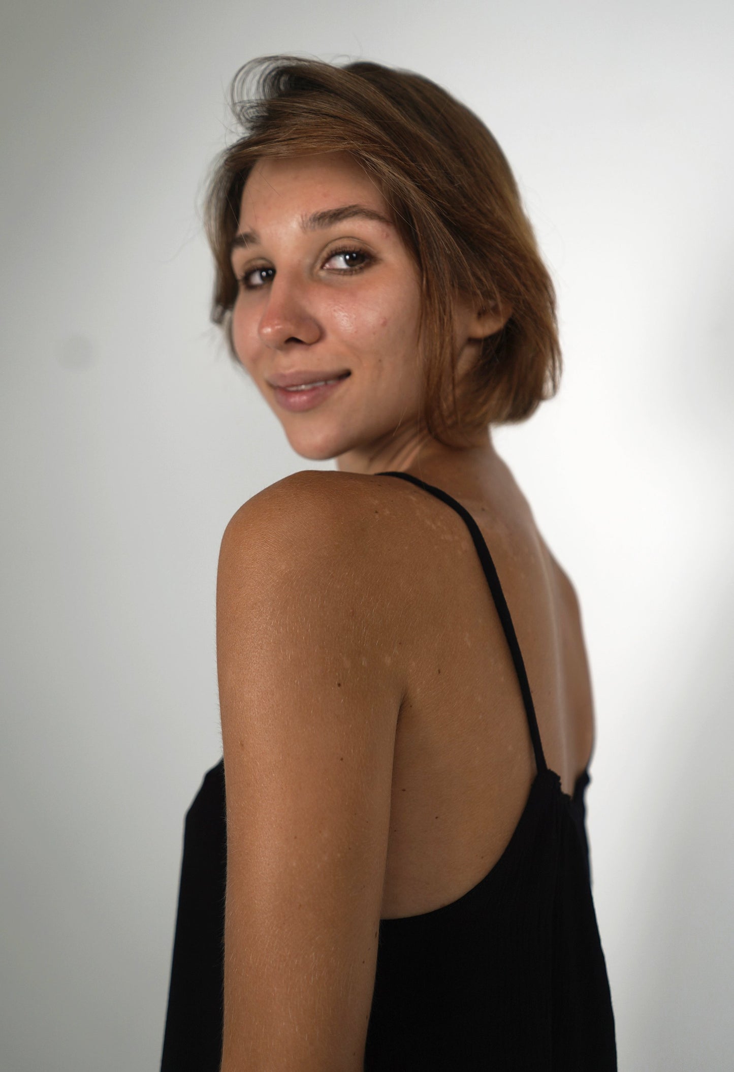 Berenice Black Spaghetti Strap Tank Top