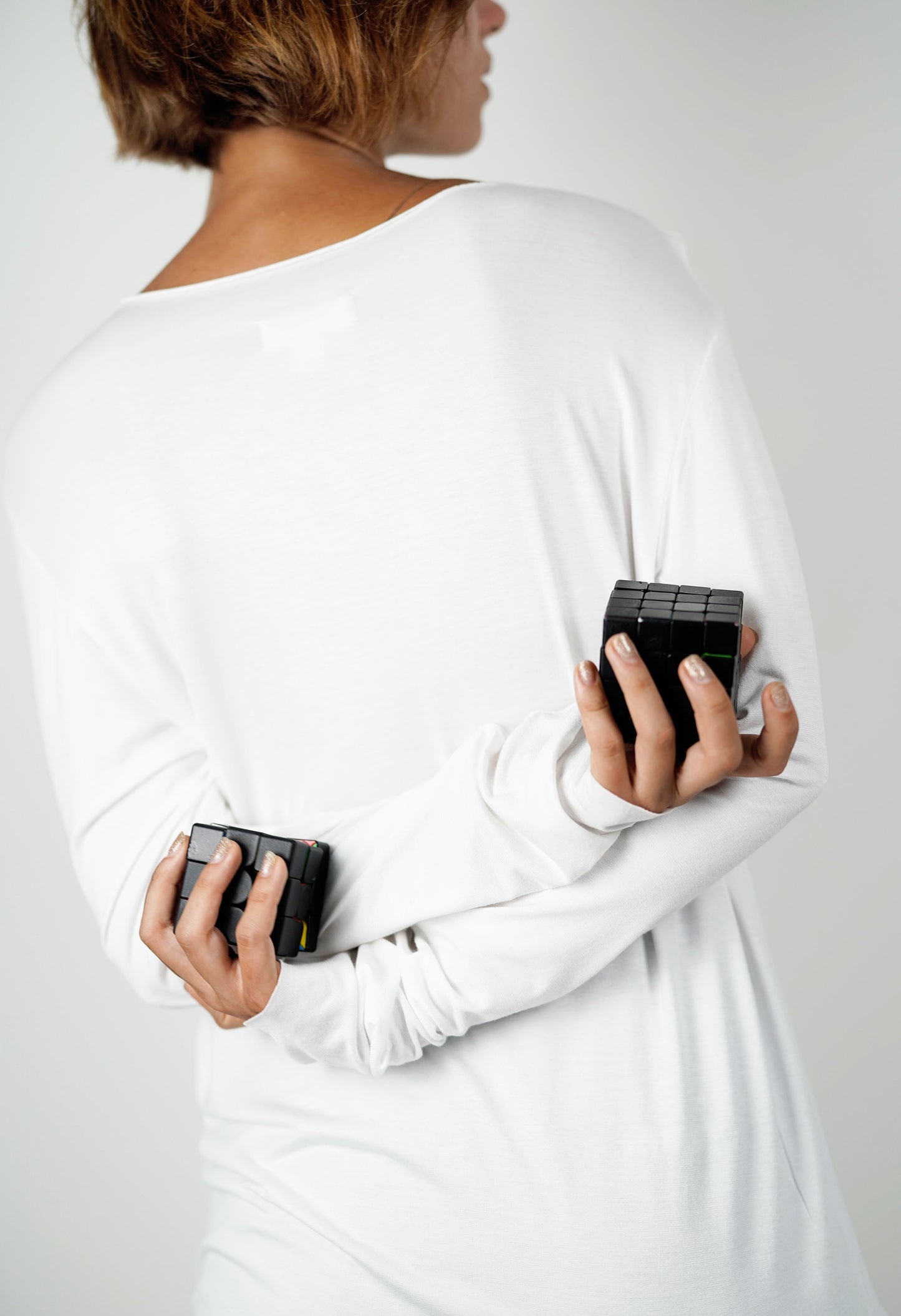 Ariadne White Long Sleeves Shirt