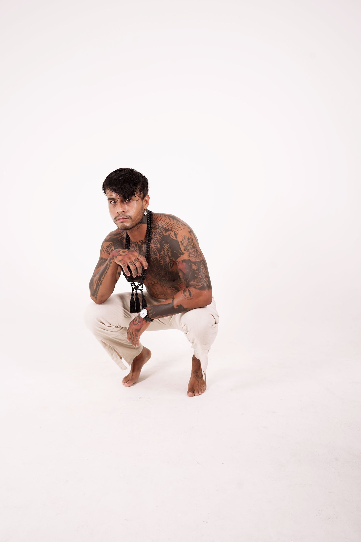 Solomon Classy White Buttoned Pants - DANIEL PHILIP