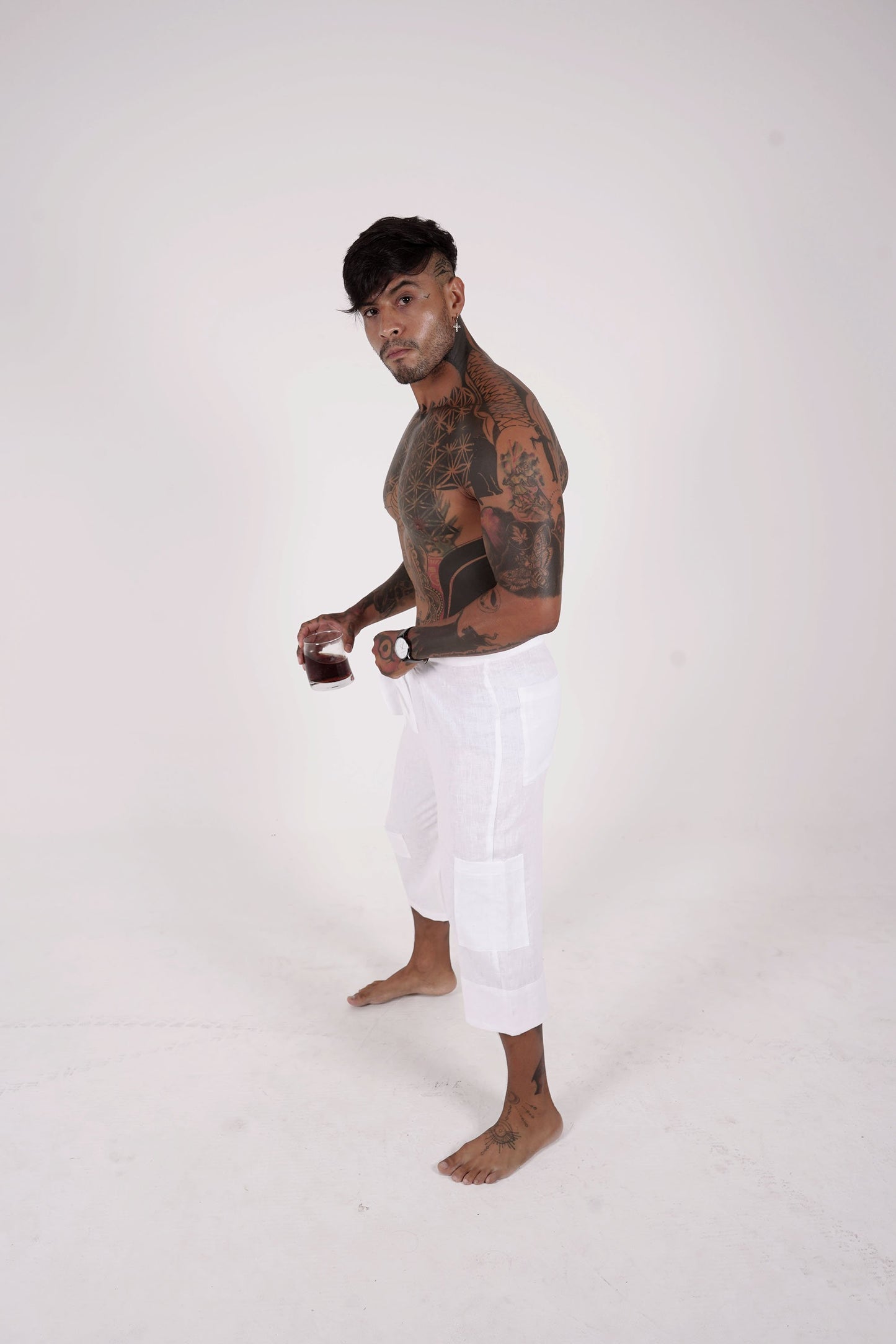 Florencio White Stylish Pants - DANIEL PHILIP