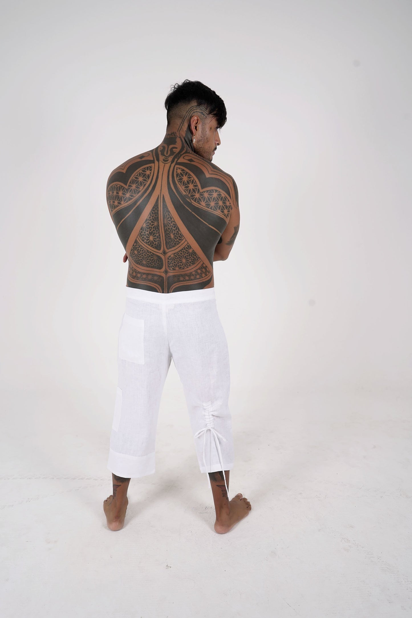 Florencio White Stylish Pants - DANIEL PHILIP
