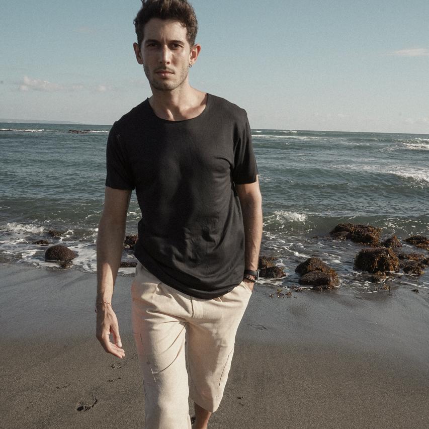 Valiente Black Short Sleeve - DANIEL PHILIP