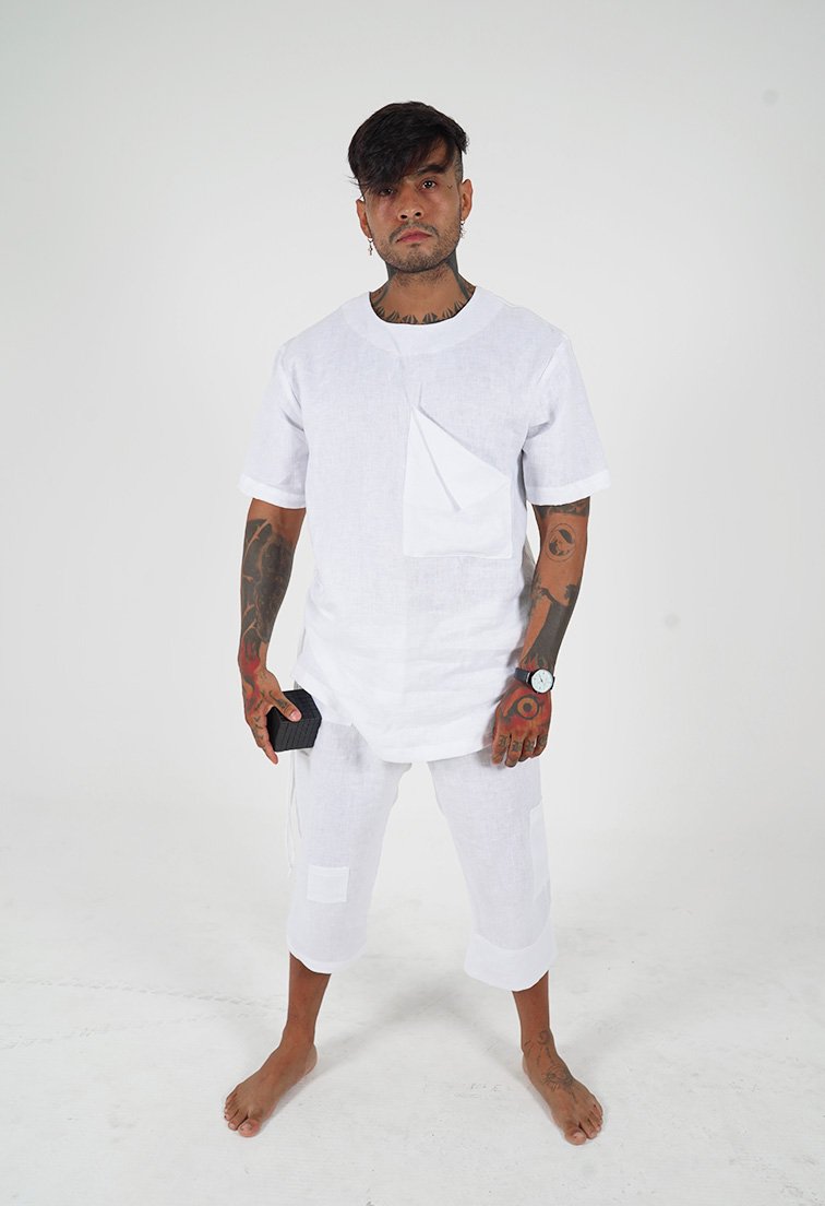 Onessimus White Short Sleeve  - DANIEL PHILIP
