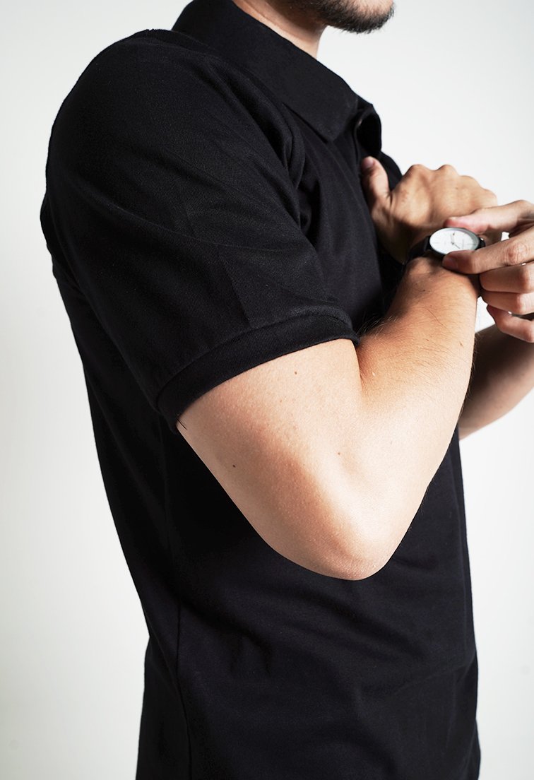 Alexis Black Polo Shirt - Men Sports Collection