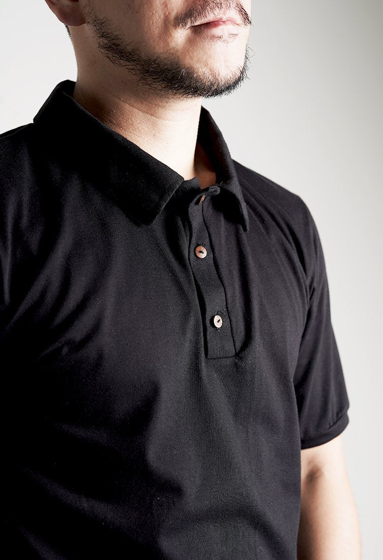 Alexis Black Polo Shirt - Men Sports Collection
