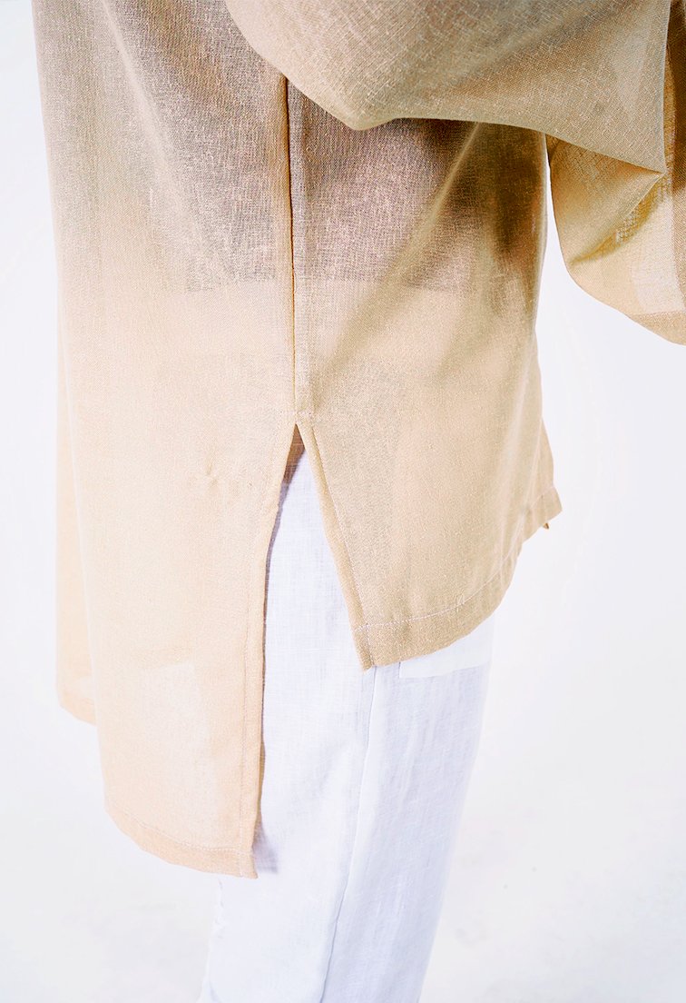 El Mejor - Notched Collar Long Sleeve Shirt - DANIEL PHILIP