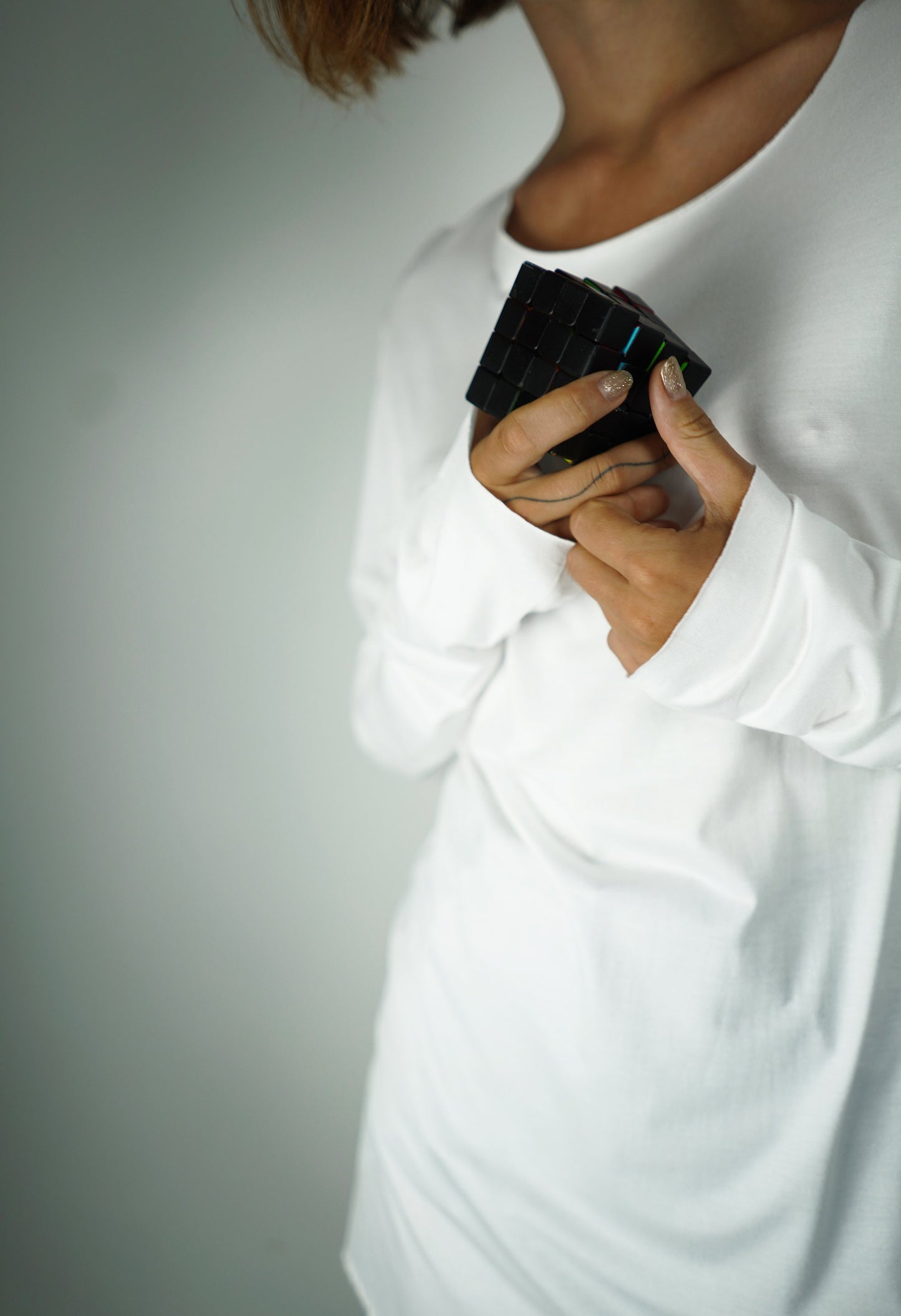 Ariadne White Long Sleeves Shirt