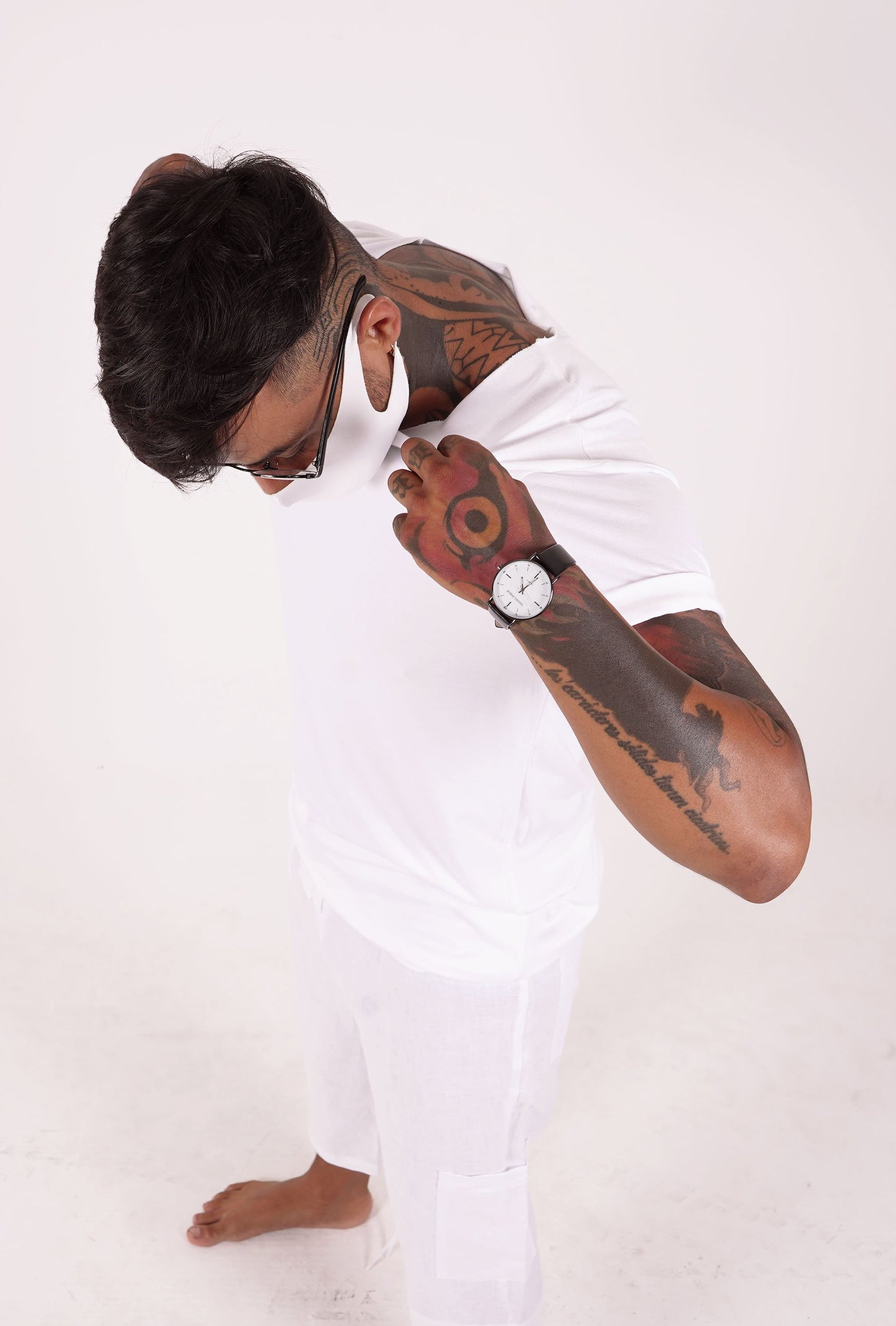 Ezequiel White T Shirt  - DANIEL PHILIP