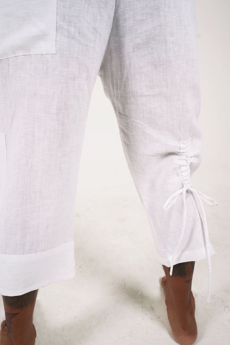Florencio White Stylish Pants - DANIEL PHILIP