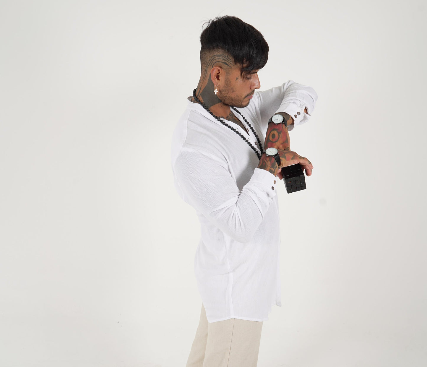 El Creator White Long Sleeve  - DANIEL PHILIP