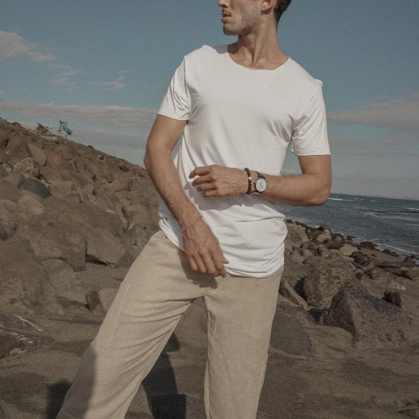 Ezequiel White T Shirt  - DANIEL PHILIP