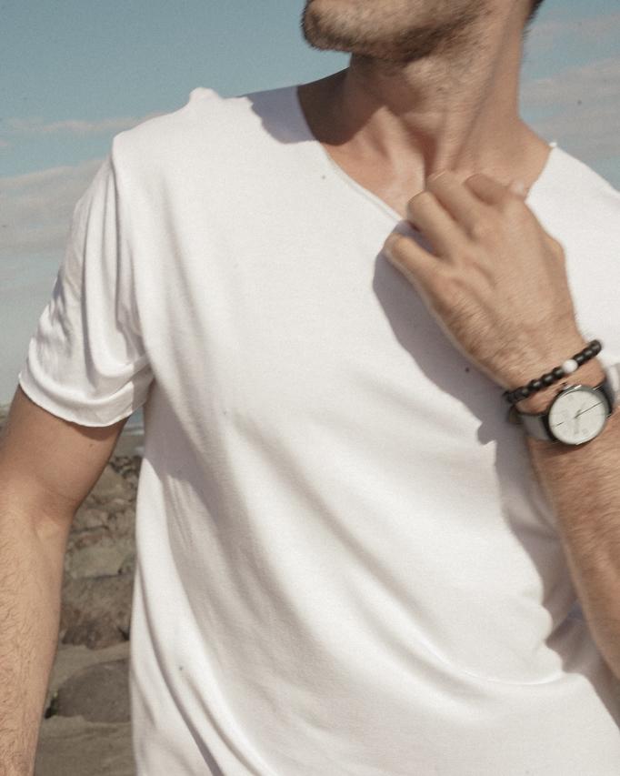Ezequiel White T Shirt  - DANIEL PHILIP