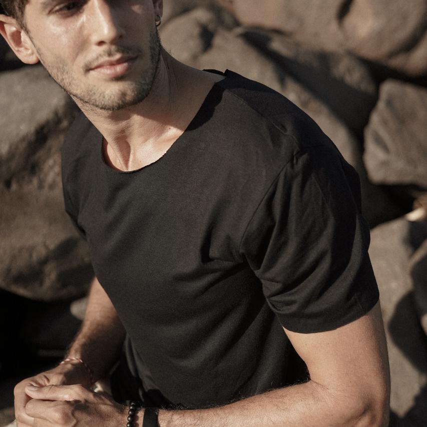 Valiente Black Short Sleeve  - DANIEL PHILIP